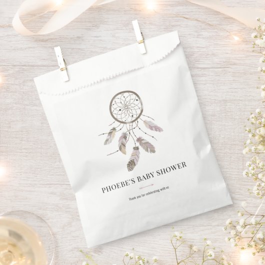 Boho Dream Catcher Baby Shower Geschenktütchen (Ausgeschnitten)