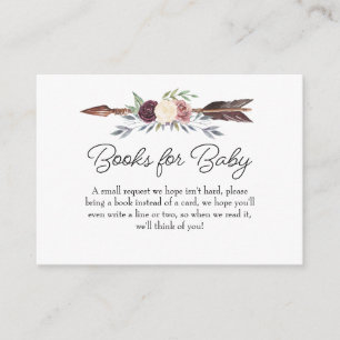 Boho Dream Catcher Books for Baby Enclosure Card Begleitkarte