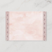 Boho Dream Catcher Books for Baby Enclosure Card Begleitkarte (Rückseite)