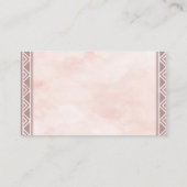 Boho Dream Catcher Diaper Raffle Umschließungskart Begleitkarte (Rückseite)