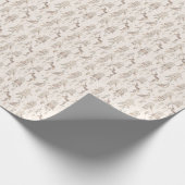 Boho Dream Catcher Feathers Moon Stars Gift Geschenkpapier (Ecke)