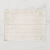 BOHO Dream Catcher Floral Advise Girl Baby Dusche Postkarte (Rückseite)