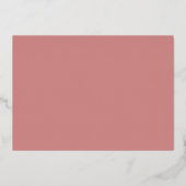 Boho Dream Catcher Rose Script Foto Abschluss Folieneinladung (Rückseite)