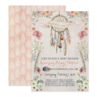 Boho Dream Catcher Rustic Baby Shower Einladungen