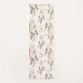 Boho Dream Catcher Yoga Mat Ethereal Feathers Yogamatte (Vorderseite)