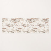 Boho Dream Catcher Yoga Mat Ethereal Feathers Yogamatte (Vorderseite (Horizontal))