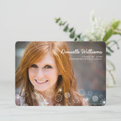 Boho Dream Foto Graduation Party Einladung (Stehend Vorderseite)