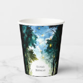Boho Dream Woodland Birthday Pappbecher (Vorderseite)