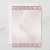 Boho Dreamcatcher Baby Shower Einladung (Rückseite)