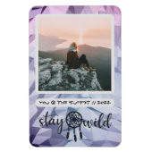 Boho Dreamcatcher Bleibe Wild Foto Magnet (Vertikal)