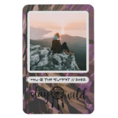 Boho Dreamcatcher Bleibe Wild Foto Magnet (Vertikal)