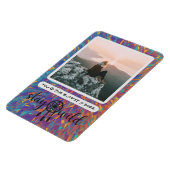 Boho Dreamcatcher Bleibe Wild Foto Magnet (Linke Seite)