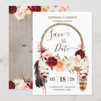 Boho Dreamcatcher Blush & Peach Rose