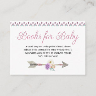 Boho Dreamcatcher Books for Baby Enclosure Card Begleitkarte