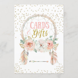 Boho Dreamcatcher Cards Gifts Sign 12x18" Einladung