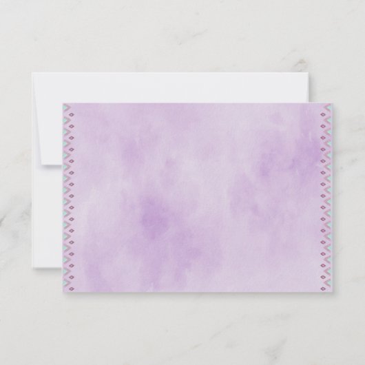 Boho Dreamcatcher Dankeschön Karte (Rückseite)