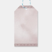Boho Dreamcatcher Favor Tag Geschenkanhänger (Rückseite)