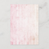 Boho Dreamcatcher & Feathers Wedding Empfang Begleitkarte (Rückseite)