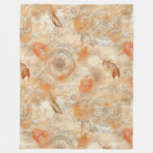 Boho Dreamcatcher Mandala Fleecedecke (Vorderseite)