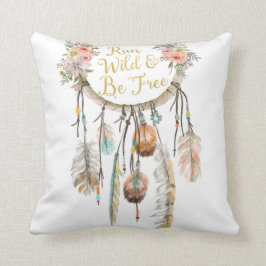 Boho Dreamcatcher Stammes- Kissen