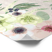 Boho Dreamcatcher Willkommen bei der Hochzeit des  Poster (Ecke)