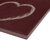 Boho Dreams Custom Pampas Grass Cutting Board Schneidebrett (Ecke)