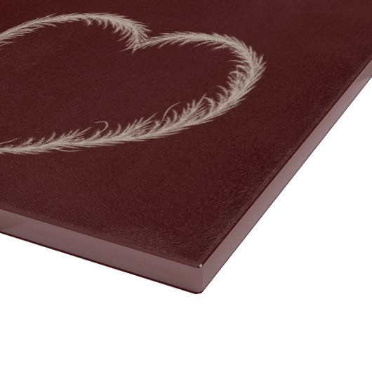 Boho Dreams Custom Pampas Grass Cutting Board Schneidebrett (Ecke)