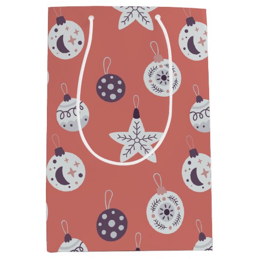 Boho Dreams Modern Holiday Ornaments Mittlere Geschenktüte (Vorderseite)