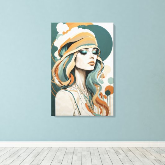 "Boho Dreamscape" Leinwanddruck (Insitu (Holzboden))