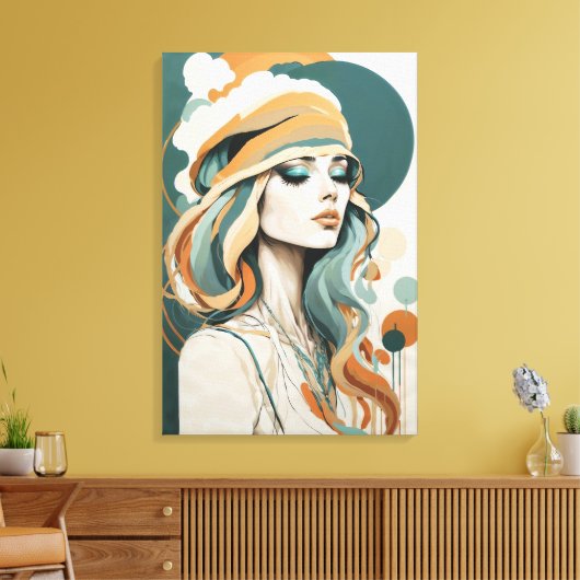 "Boho Dreamscape" Leinwanddruck (Insitu (Wohnzimmer))