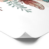 Boho Dreamscape Live in Abstimmung mit Ihrer Wahrh Poster (Ecke)