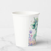 Boho Dreamy Unicorn Babydusche Pappbecher (Rechts)