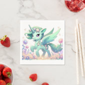 Boho Dreamy Unicorn Babydusche Serviette (Beispiel)