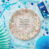 Boho Dried Blätter and Blume Brautparty Pappteller (Party)