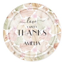 Boho Dried Blätter and Blume Brautparty