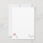 Boho Dried Botanical Shower Blank Vielen Dank II Dankeskarte (Vorderseite)