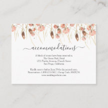 Boho Dried Watercolor Floral Wedding