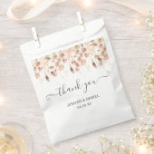 Boho Dried Watercolor Floral Wedding Geschenktütchen (Ausgeschnitten)
