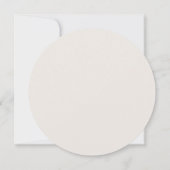 Boho Driven Blume Circle Tischnummer (Rückseite)