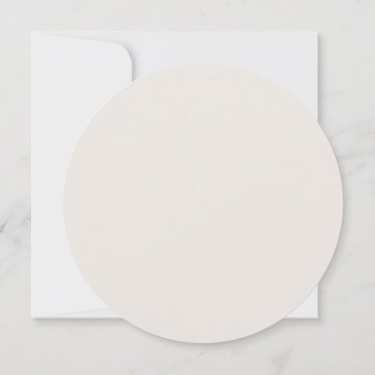 Boho Driven Blume Circle Tischnummer (Rückseite)