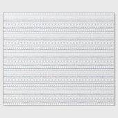 Boho Druck Geschenkpapier (Flach)