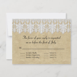 BOHO Druckbrennen in Lace Sinti und Roma Moderne M RSVP Karte