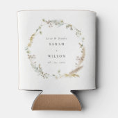 Boho Dry Palm Pampas Grass Floral Wreath Wedding Dosenkühler (Rückseite)