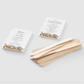 Boho Dry Zitrusgrün Hochzeitsprogramm Fan Fächer (Non-assembled)