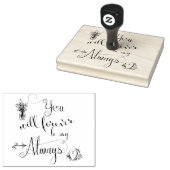 BOHO | Du wirst für immer mein Immer sein Gummistempel (Stempel)