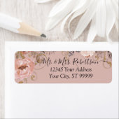BOHO Dusto Rose Blush Wasserfarbenfall Goldflora (Insitu)