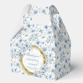 Boho Dusty Blue Gold Wedding Danke Box Geschenkschachtel