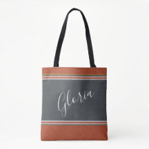 Boho Dusty Blue Terracotta Orange Tasche