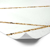 Boho Dusty grüne Succulents Gold Hochzeit Timeline Poster (Ecke)