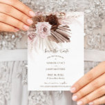 Boho Dusty Pink Brown Pampas Grass Wedding Save The Date<br><div class="desc">Diese elegante Hochzeit bewahrt das Datum mit schönen Aquarell blass staubigen rosa, braune Rose und rustikalen Pampas Gras. Personalisieren Sie es einfach und schnell mit Ihren Daten, drücken Sie einfach die Schaltfläche Anpassen, um den Stil und die Platzierung des Textes weiter zu ordnen und zu formatieren. c) Das glückliche Cat...</div>